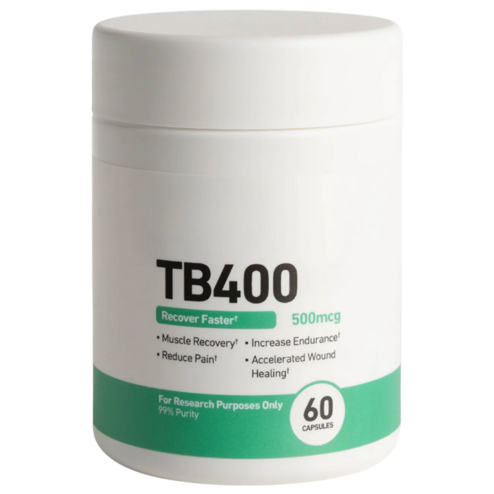 TB-400 peptide vial muscle recovery
